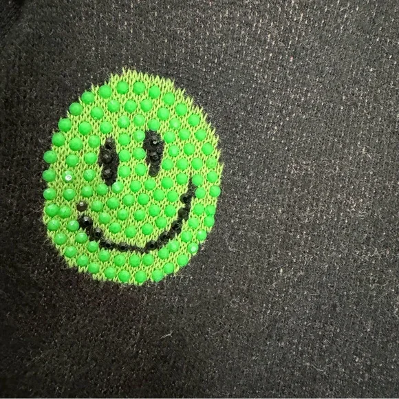 Queen of Sparkles Smiley Sequin Sweater - Picture 13 of 14